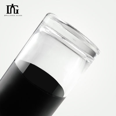 Bouteille en verre rond vide de 770 ml pour whisky, cognac, vodka, rhum, gin et autres spiritueux