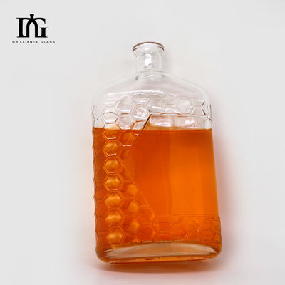 Type de bouchon: bouchon et vis pour les bouteilles en verre transparent de vodka à base de rhum 500 ml 700 ml 750 ml