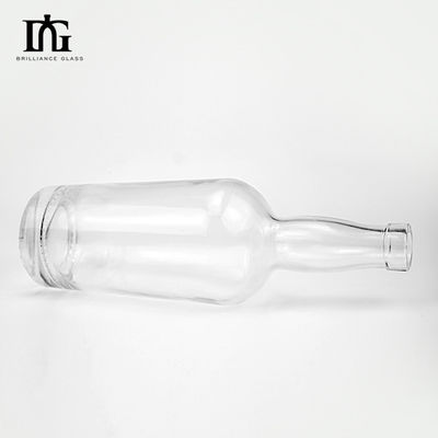 Boissons gazeuses 750 ml Bouteille en verre de whisky avec liège