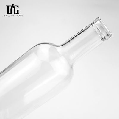Matériau du collier en verre Bouteille d'alcool de 700 ml Parfait pour les liqueurs et les boissons alcoolisées