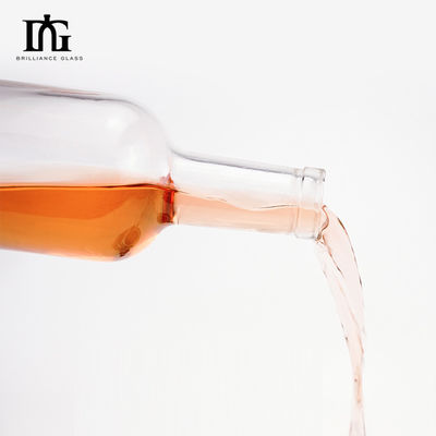 Matériau du collier en verre Bouteille d'alcool de 700 ml Parfait pour les liqueurs et les boissons alcoolisées