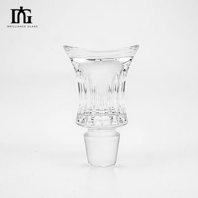 Logo personnalisé Bouteille de whisky bourbon gin de 700 ml avec conception de bouteille en verre de vin