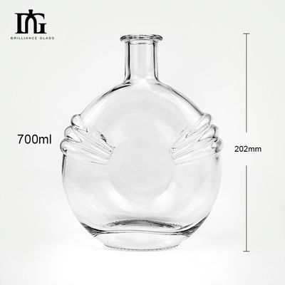 Liquores et boissons 700 ml Créatif Bouteille de verre de vin mini scellée transparente avec liège