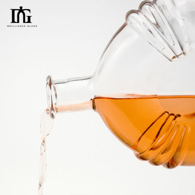 Liquores et boissons 700 ml Créatif Bouteille de verre de vin mini scellée transparente avec liège