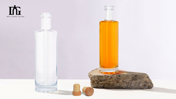 Bouteille de vin en verre à bouchon de liqueur 500 ml 700 ml 750 ml