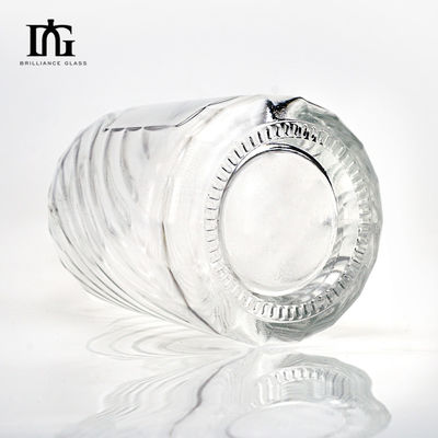 Collier en verre gravé 500 ml Bouteille de vodka avec fond épais et design personnalisé