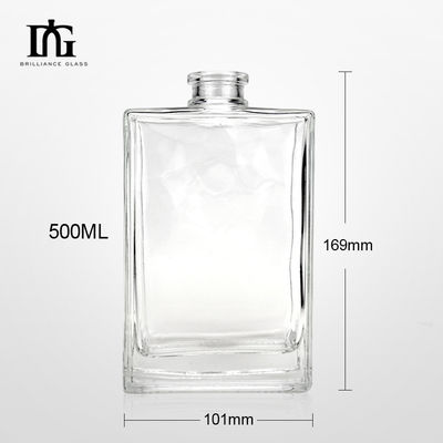 Matériau de base en verre fourni librement Liquore personnalisé pour la vodka gin 100 ml 200 ml 500 ml 700 ml