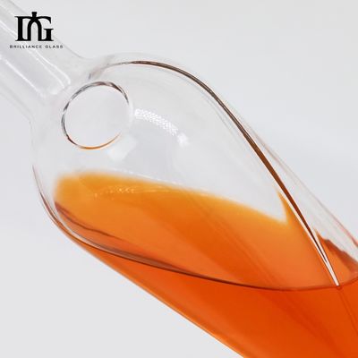 Bouteilles en verre de 700 ml à fond épais gravées pour les boissons alcoolisées personnalisées et fournies gratuitement