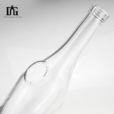 Impression par sérigraphie et galvanoplastie Bouteille en verre de 500 ml pour boissons alcoolisées