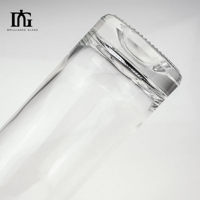 Impression par sérigraphie et galvanoplastie Bouteille en verre de 500 ml pour boissons alcoolisées