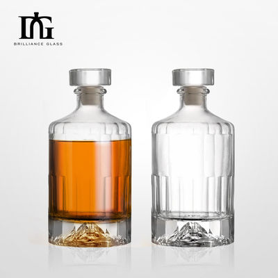 Bouteille de verre de luxe vide pour les liqueurs et boissons 550 ml Capacité