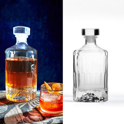 Bouteille de verre de luxe vide pour les liqueurs et boissons 550 ml Capacité