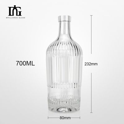Bouteilles en verre de whisky, de vodka et de vin personnalisées avec vis à liège