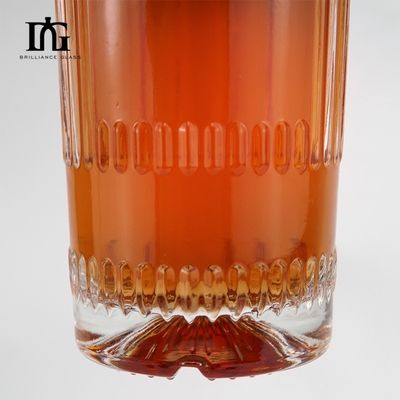 Bouteilles en verre de whisky, de vodka et de vin personnalisées avec vis à liège