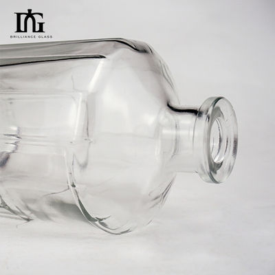 Bouteille de verre vide de 500 ml pour alcool de 700 ml pour emballer la vodka/le cognac/le whisky/la tequila/le rhum
