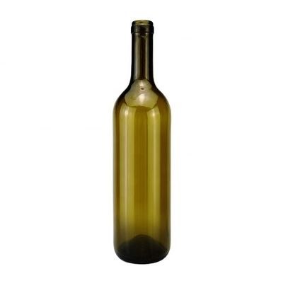 Impression par écran Estampage à chaud Peinture gravure galvanisation 750 ml Bouteille de vin en verre