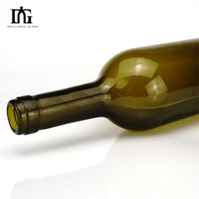Impression par écran Estampage à chaud Peinture gravure galvanisation 750 ml Bouteille de vin en verre