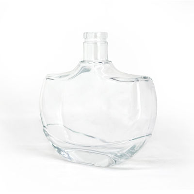 Bouteille en verre à fond épais de 500 ml pour whisky, rhum, gin et autres liqueurs
