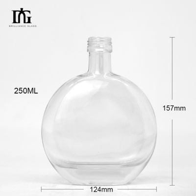 Collier de verre sur mesure Bouteille de vin carrée et ronde avec bouchon à liège 250 ml 500 ml