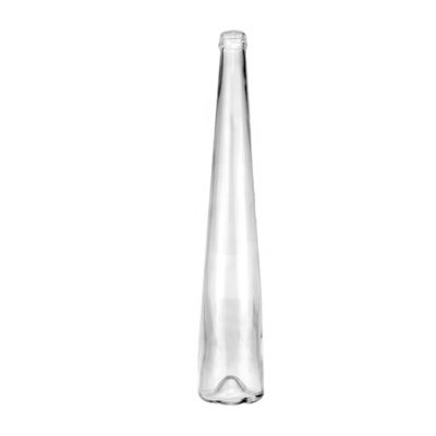 250 ml / 375 ml de capacité Tequila Bouteille en verre ronde empilable pour alcool Vodka Whiskey Vin