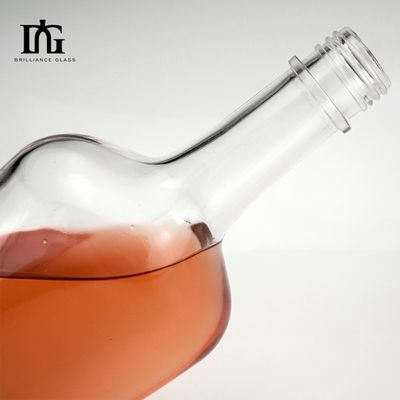 250 ml/500 ml/700 ml/750 ml Bouteilles en verre personnalisées à la vodka et au whisky gin avec bouchon à vis