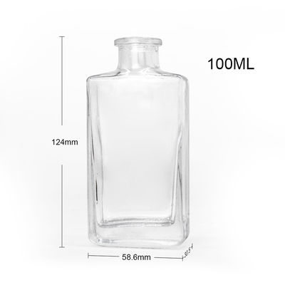 Bouteille en verre à bouchon à vis de 700 ml pour les liqueurs et boissons