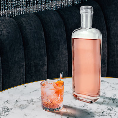 375 ml 500 ml 750 ml Bouteilles d'alcool en verre avec liège