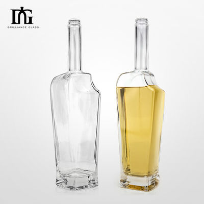 Bottle de liqueur en verre avec liège et type d'étanchéité