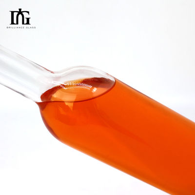 Bouteille en verre vide chaude 750 ml Gin alcoolisé Whisky 500 ml Vodka Brandy Spiritueux pour boissons