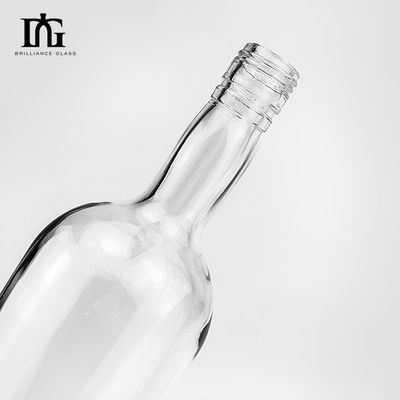 Bouteille de vin vide en forme de collier en verre 500 ml fabriquée pour les clients OEM/ODM