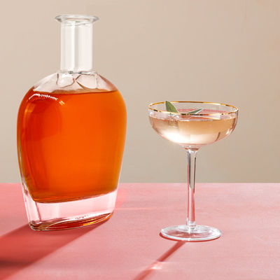 250 ml/500 ml/700 ml/750 ml Bouteilles en verre à alcool avec impression personnalisée