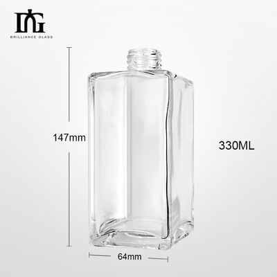 Bouteille en verre d'impression par transfert thermique de 330 ml pour la personnalisation de liqueurs et de boissons