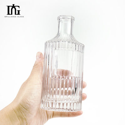 Bouteille de verre vide de 300 ml avec type d'étanchéité CORK Acceptable Logo du client