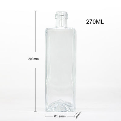 Bouteille en verre de 750 ml pour le gin, la vodka, le rhum, le whisky et le cognac