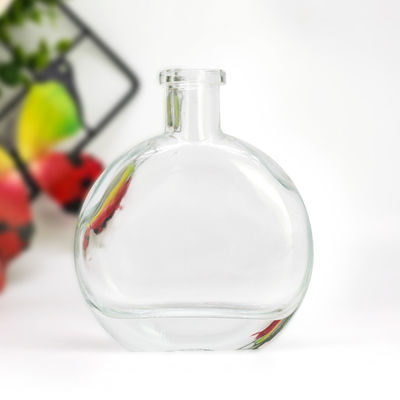 Bouteille en verre de 500 ml gravée pour le gin et le cognac en forme unique