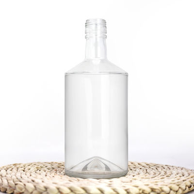 Bouteille en verre transparent clair pour boissons alcoolisées Type d'étanchéité CORK Acceptable 700 ml