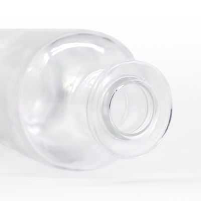 Forme classique Flint Brandy Spirits Vidro blanc vide Bouteille en verre 500 ml 700 ml Super