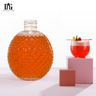 700 ml bouteille en verre pour alcool de vin en vrac pour alcool de liqueur de whisky de vodka type bouchon de liège vis les deux
