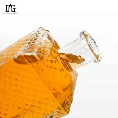Type d'étanchéité Bouteille en verre de 700 ml 375 ml 500 ml pour le whisky Liqueur Square Vodka
