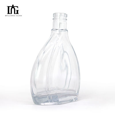 Bouteille de verre vide de 500 ml pour le rhum, le whisky, la vodka et les spiritueux