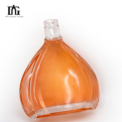 Bouteille de verre vide de 500 ml pour le rhum, le whisky, la vodka et les spiritueux