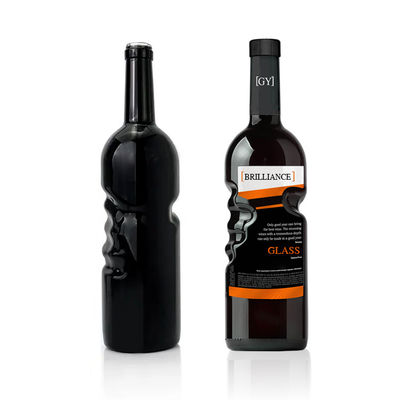 Bouteilles en verre de vin mousseux bouchées 500 ml 750 ml pour les boissons alcoolisées Type de scellant CORK
