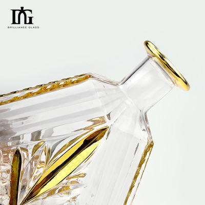 Décanteur de whisky à cristaux avec 2 verres de whisky à l'ancienne