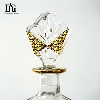 Décanteur de whisky à cristaux avec 2 verres de whisky à l'ancienne