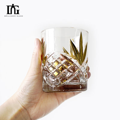 Décanteur de whisky à cristaux avec 2 verres de whisky à l'ancienne