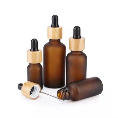 15 ml 50 ml emballage de soins de la peau gouttelette d' huile essentielle bouteille en verre pour huile logo personnalisé