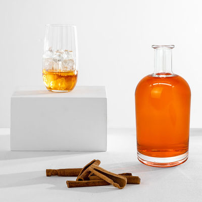 TJ028 750 ml Bouteille en verre de vodka à l' alcool et à l' alcool