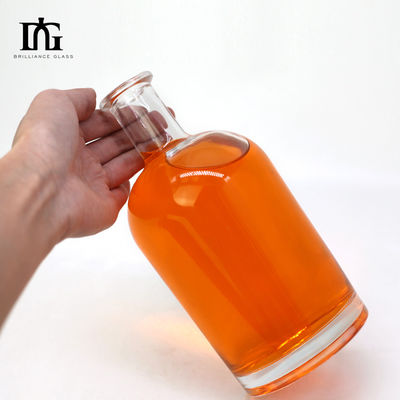 TJ028 750 ml Bouteille en verre de vodka à l' alcool et à l' alcool