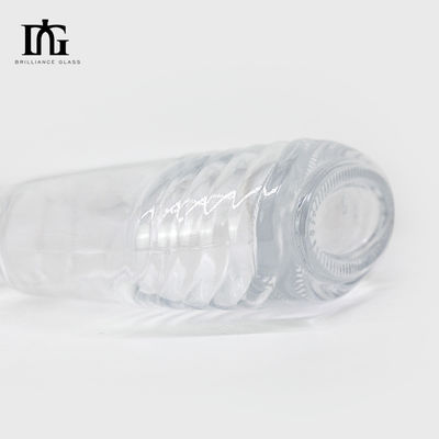 750 ml bouteilles en verre rondes et claires de 700 ml pour le whisky et le cognac TJ008