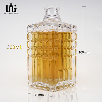 Vitrage 250 ml/500 ml/700 ml/750 ml Bouteille à vin rouge Matériau du corps